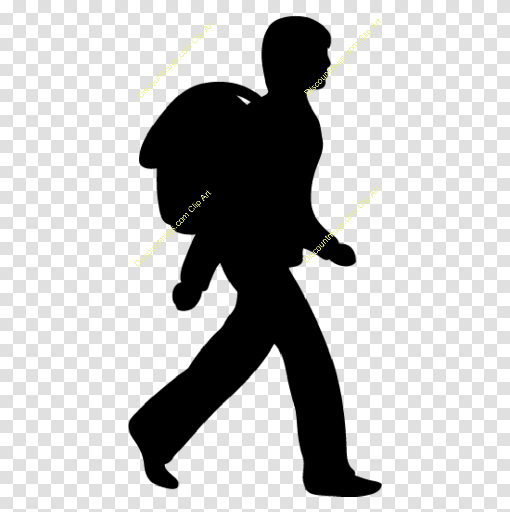 Silhouette Singing Clip Art Student Going To School, Plot, Alphabet, Number Transparent Png