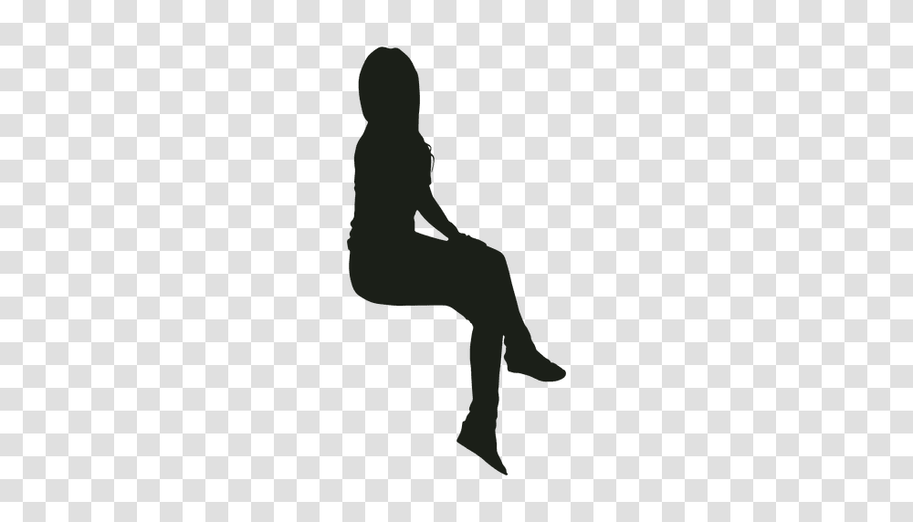 Silhouette Sitting People Image, Person, Standing, Kneeling, Leisure Activities Transparent Png