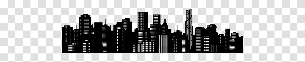 Silhouette Skyline Drawing City Silhouette Vector, Gray, World Of Warcraft Transparent Png