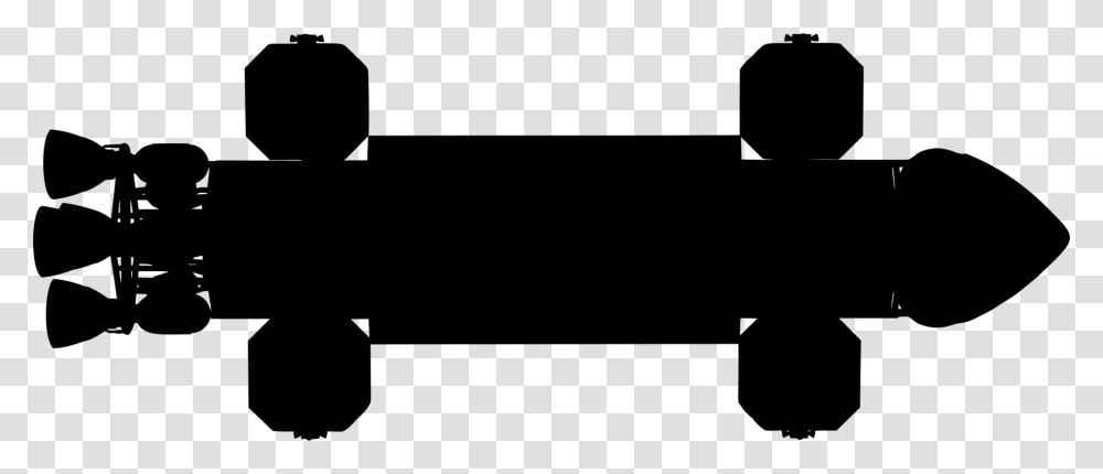 Silhouette Spacecraft Black And White Unidentified Flying Object, Gray, World Of Warcraft Transparent Png