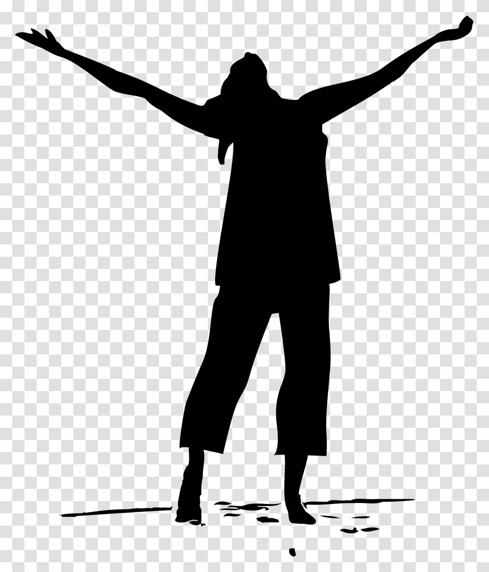 Silhouette, Standing, Person, Human Transparent Png