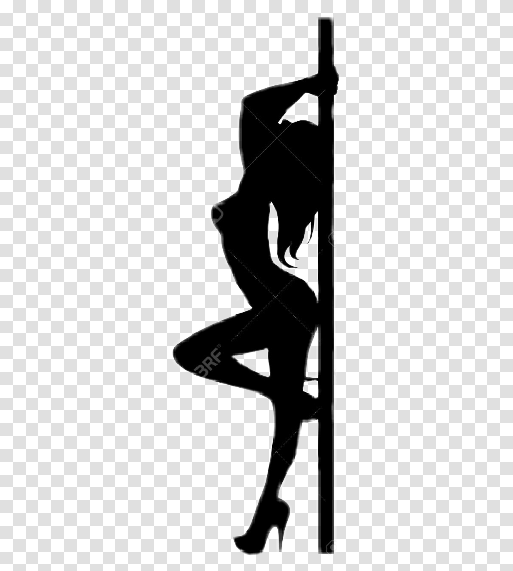 Silhouette Stripper Sexy Exotic Dancer Poledancer Exotic Dancer Silhouette, Stencil, Label Transparent Png