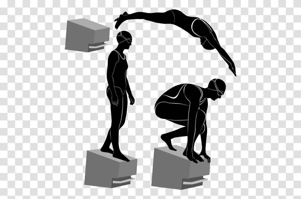 Silhouette Swimming Photography Diving Swimming Diving Silhouette Diving, Electronics, Paparazzi Transparent Png