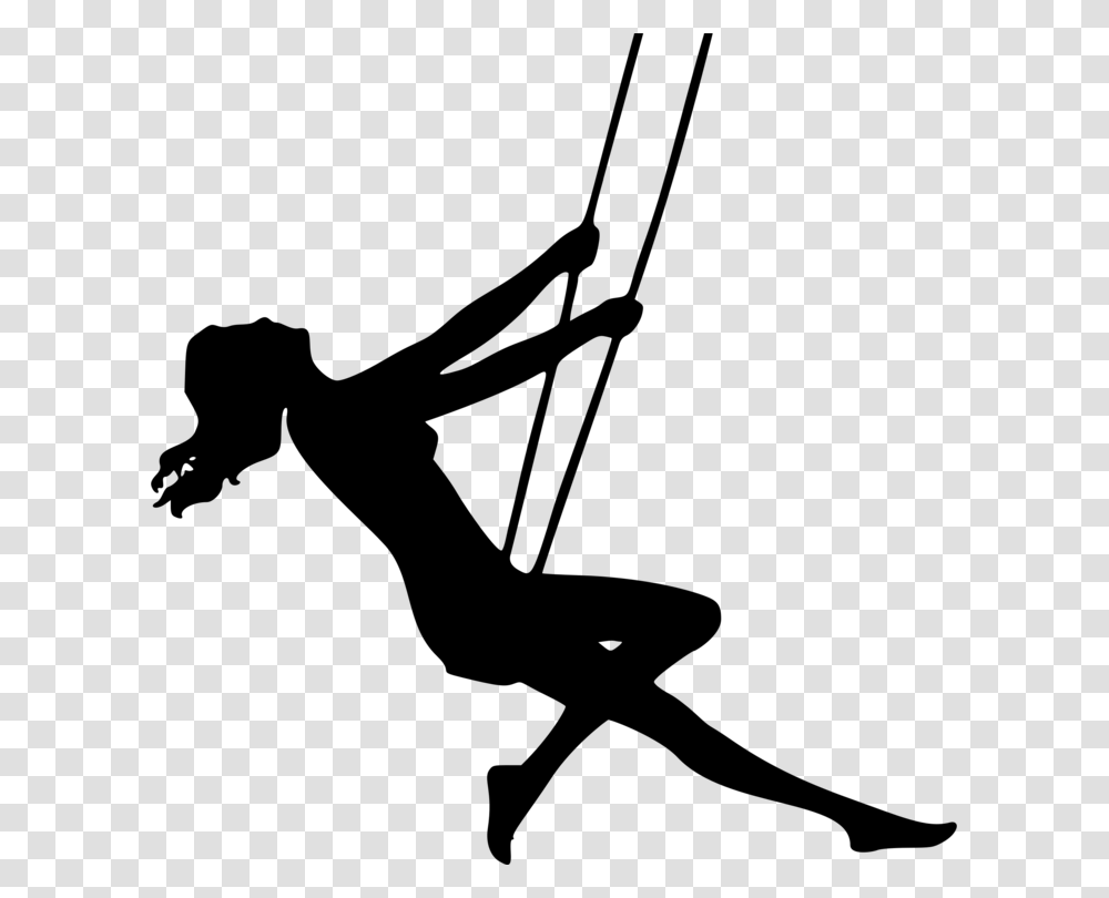 Silhouette Swing Girl Child Woman, Gray, World Of Warcraft Transparent Png