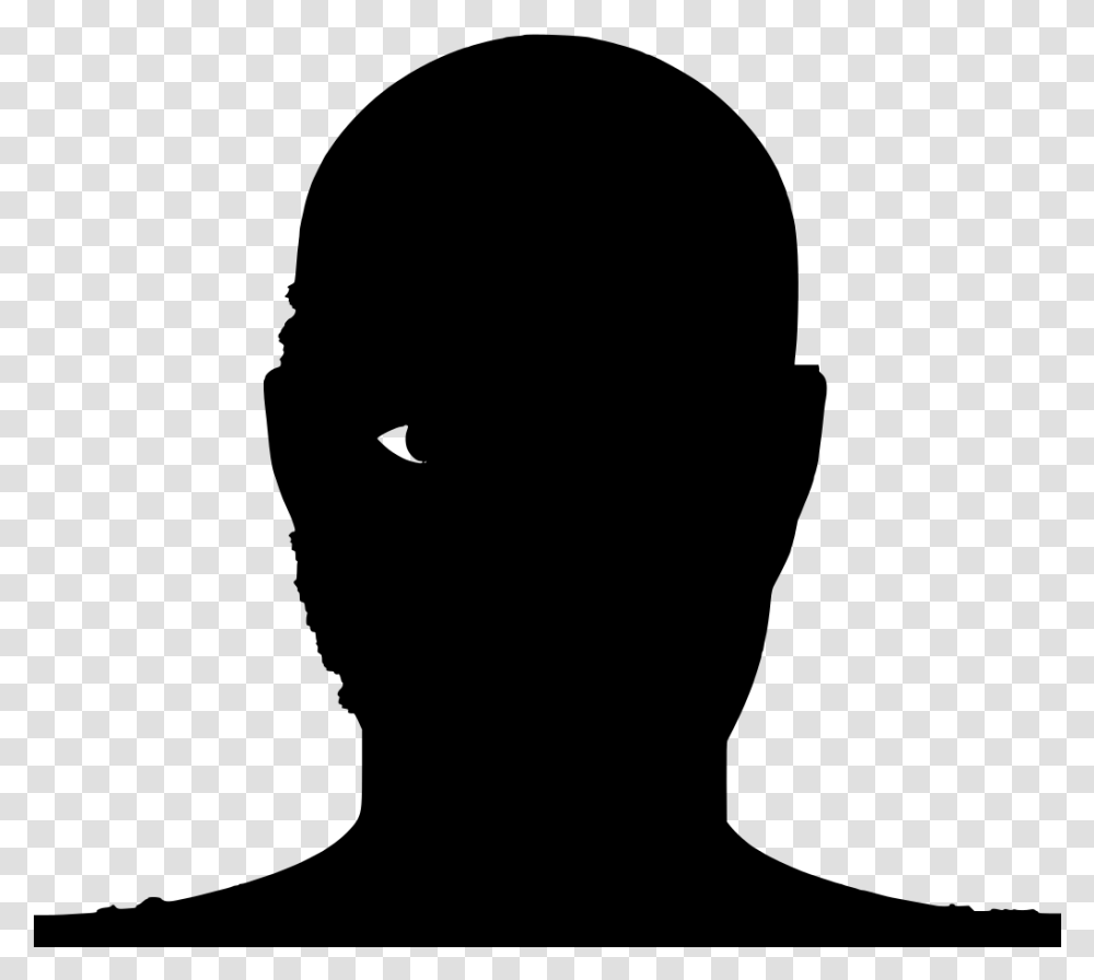 Silhouette Tete Homme Chauve, Gray, World Of Warcraft Transparent Png