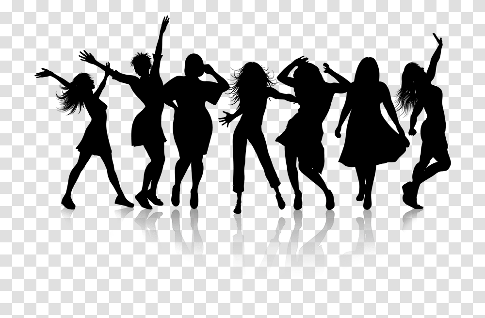 Silhouette, Stage, Crowd Transparent Png