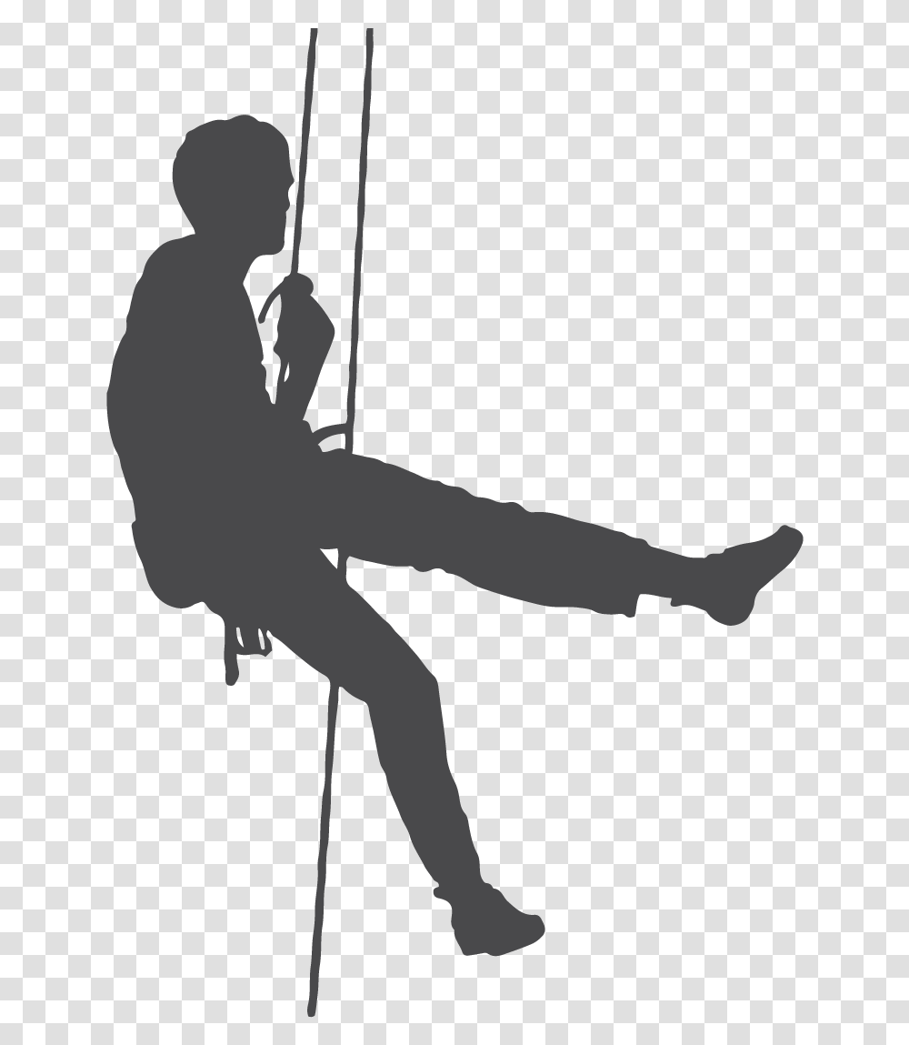 Silhouette Tree Climbing, Person, Human, Leisure Activities, Dance Transparent Png