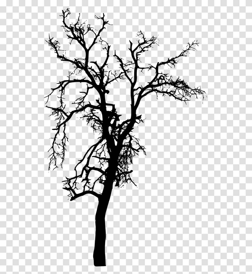 Silhouette Tree Images, Gray, World Of Warcraft Transparent Png