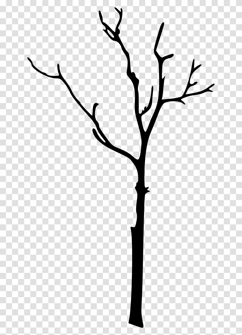 Silhouette Twig Clip Art Silhouette Tree Branch Clipart, Plant, Flower, Blossom, Stencil Transparent Png