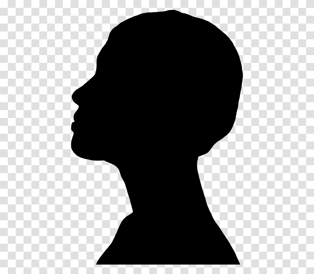 Silhouette User Profile Woman Head Silhouette, Gray, World Of Warcraft Transparent Png