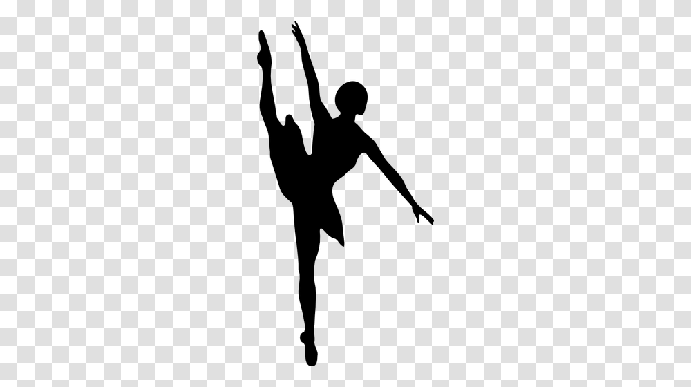 Silhouette Vector Clip Art Of Ballet Dancer, Gray, World Of Warcraft Transparent Png
