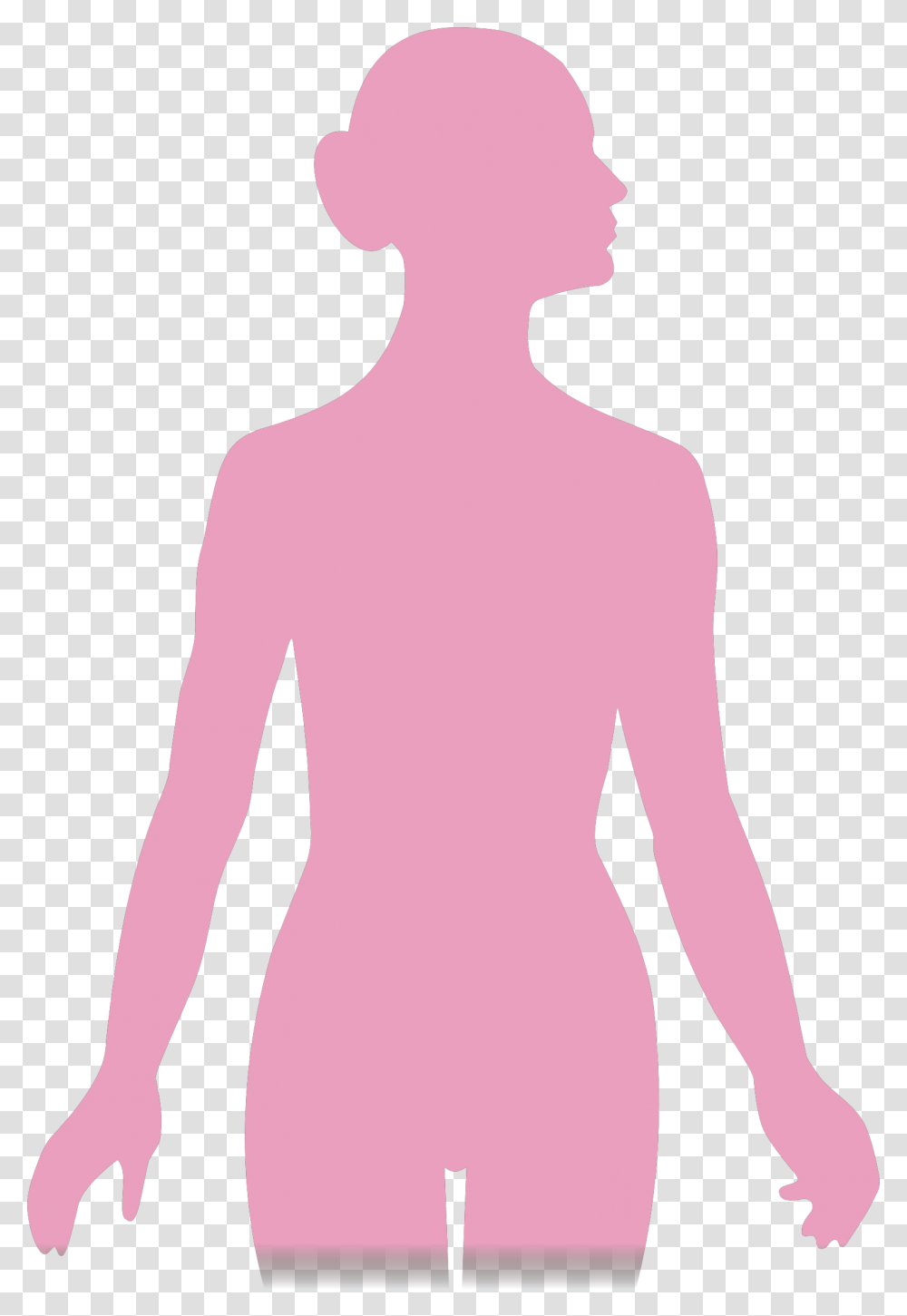 Silhouette Vector Graphics Clip Art Computer Icons Girl Pink Silhouette, Back, Person, Human, Sleeve Transparent Png