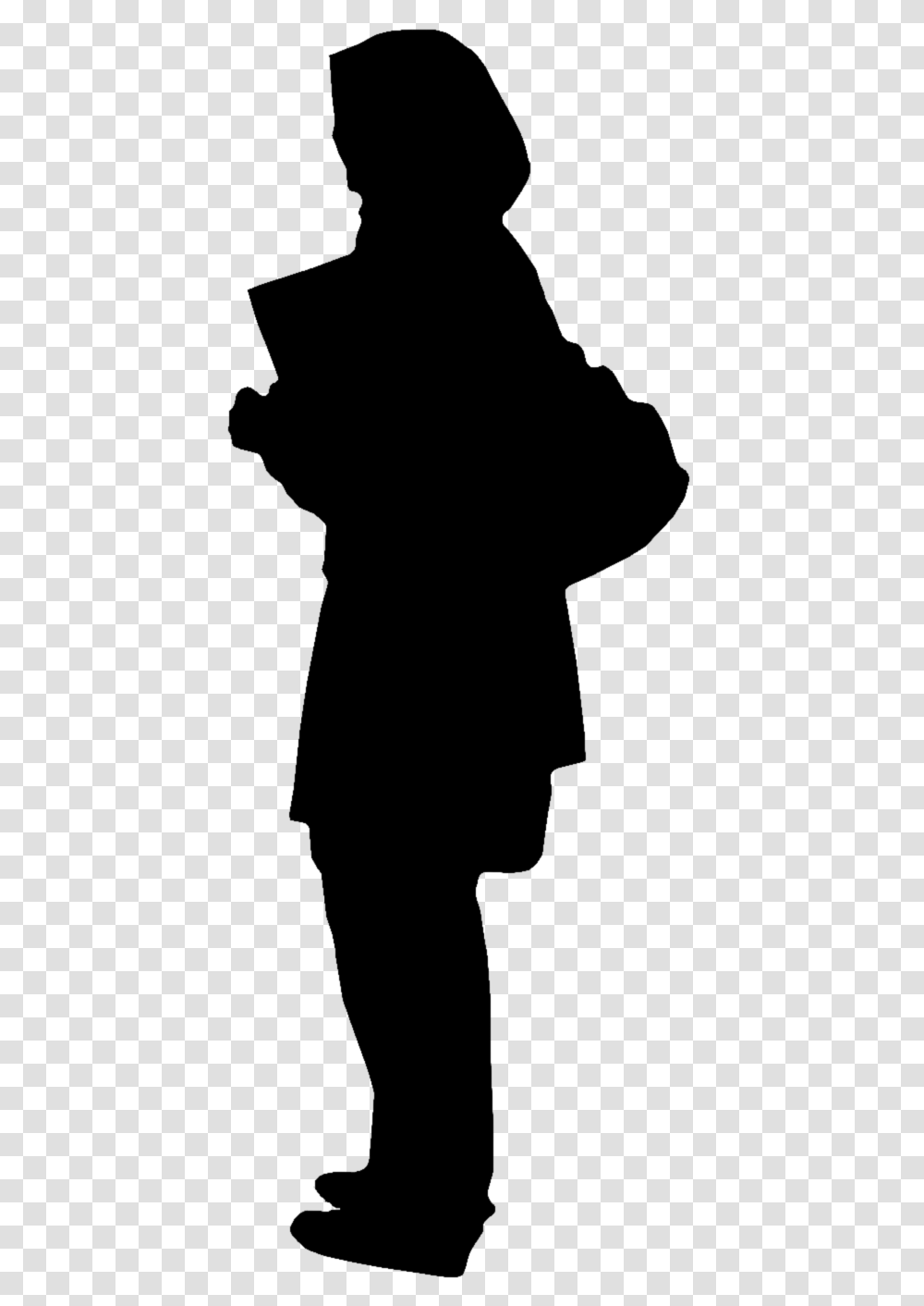 Silhouette Vector Graphics Illustration Image Clip Woman Person Standing Silhouette, Gray, World Of Warcraft Transparent Png