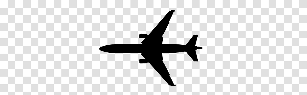 Silhouette, Vehicle, Transportation, Airplane Transparent Png