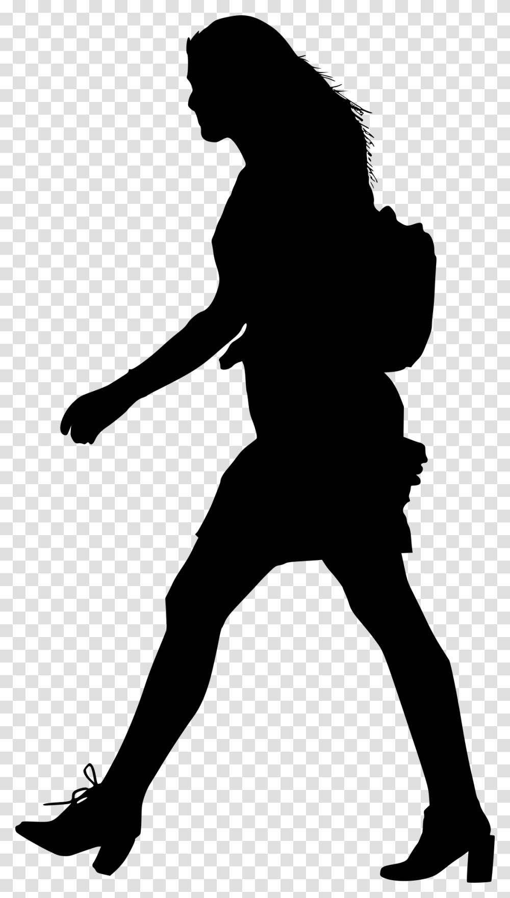 Silhouette Walking Humans, Gray, World Of Warcraft Transparent Png