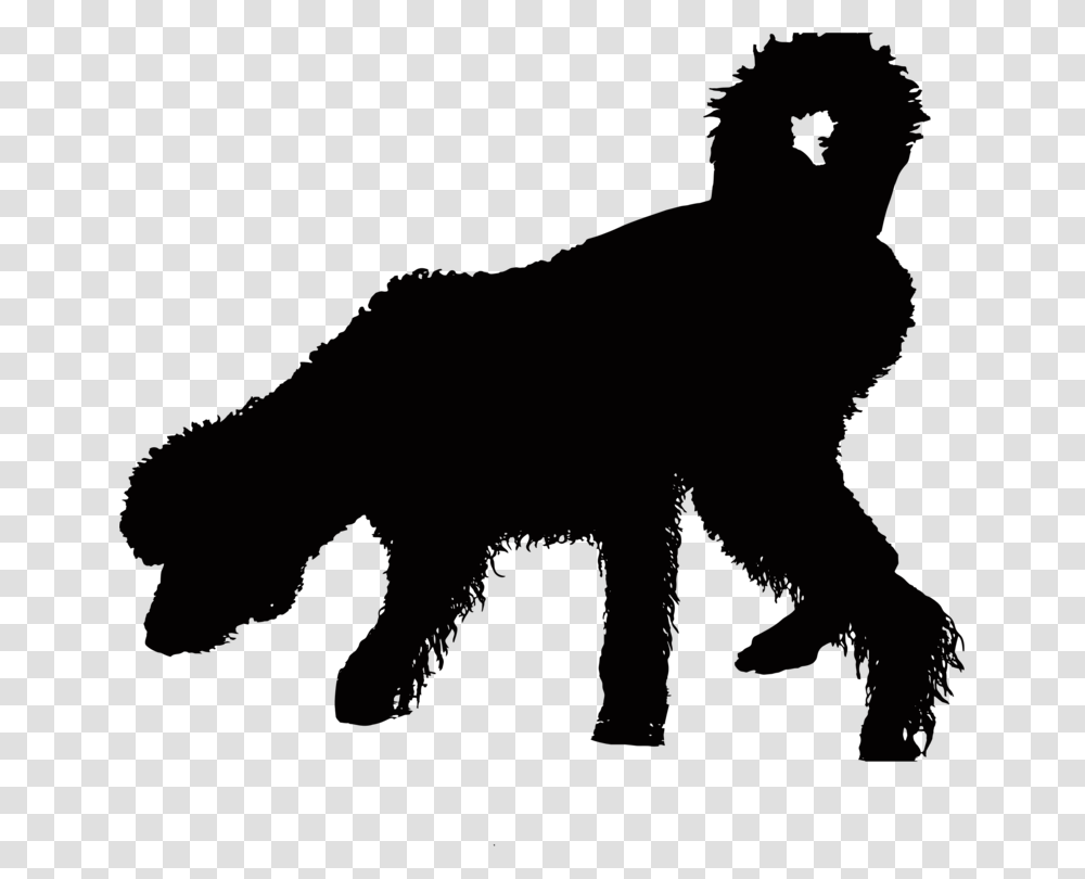 Silhouette Wet Dog, Person, Human, Kneeling Transparent Png