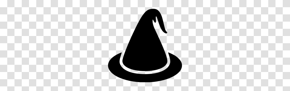 Silhouette Witch Hat Lace Up, Gray, World Of Warcraft Transparent Png