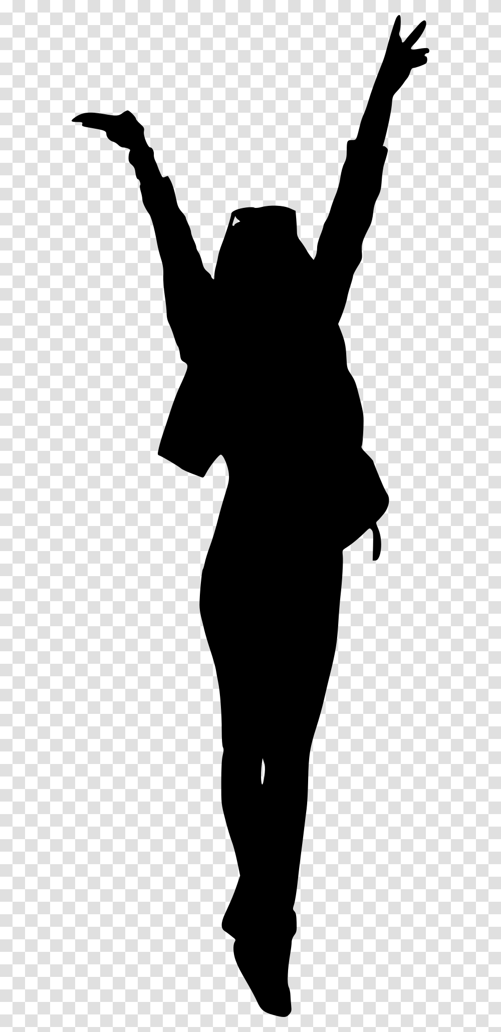 Silhouette With Hand Up, Gray, World Of Warcraft Transparent Png