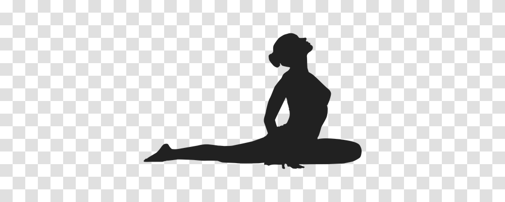 Silhouette Woman Sport, Person, Human, Kneeling Transparent Png