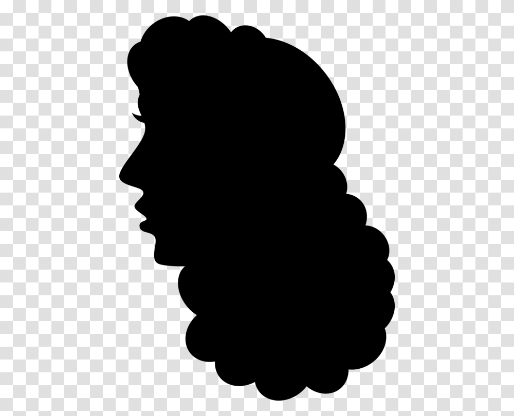 Silhouette Woman Female Black Hair, Gray, World Of Warcraft Transparent Png