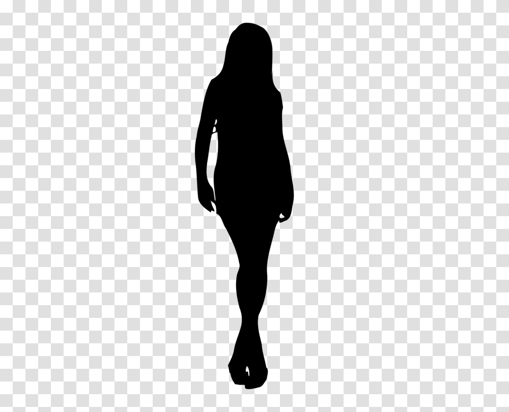 Silhouette Woman Female Person, Gray, World Of Warcraft Transparent Png
