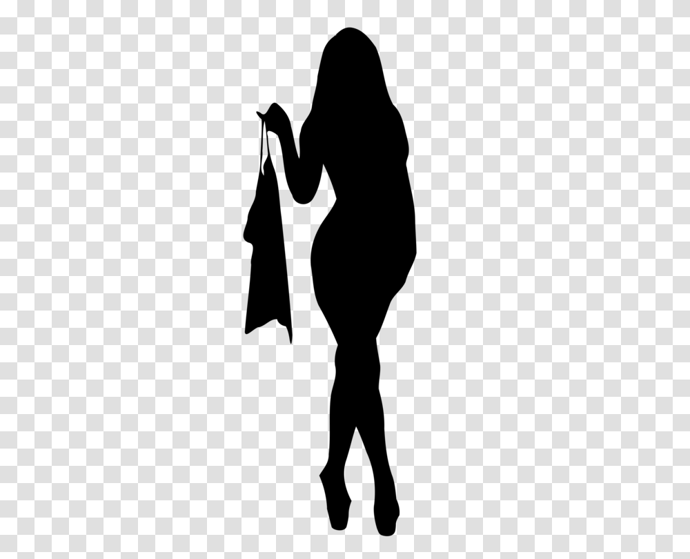 Silhouette Woman Pin Up Girl Drawing, Gray, World Of Warcraft Transparent Png
