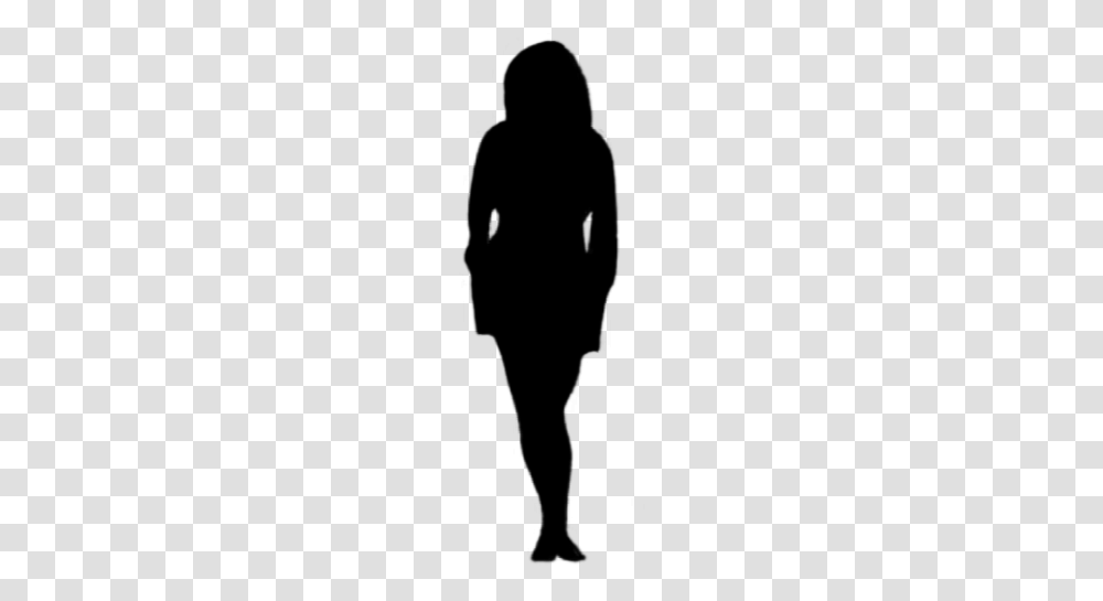Silhouette Woman Standing Pose Black Vipshoutout Beanie, Gray, World Of Warcraft Transparent Png