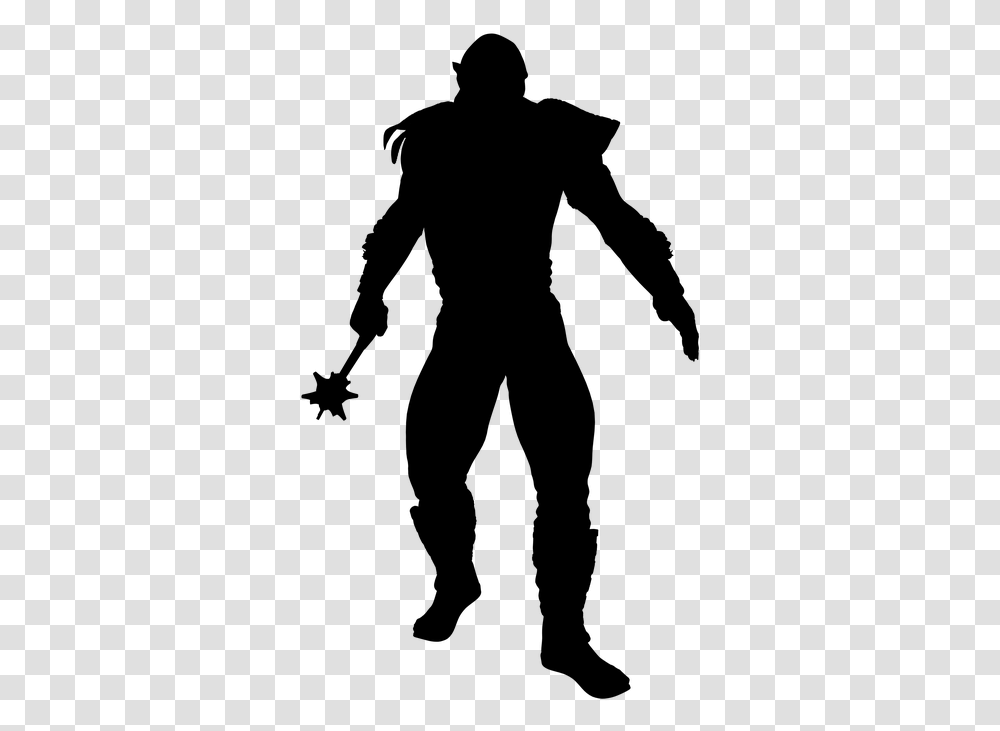 Silhouette Zombie Clipart, Gray, World Of Warcraft Transparent Png