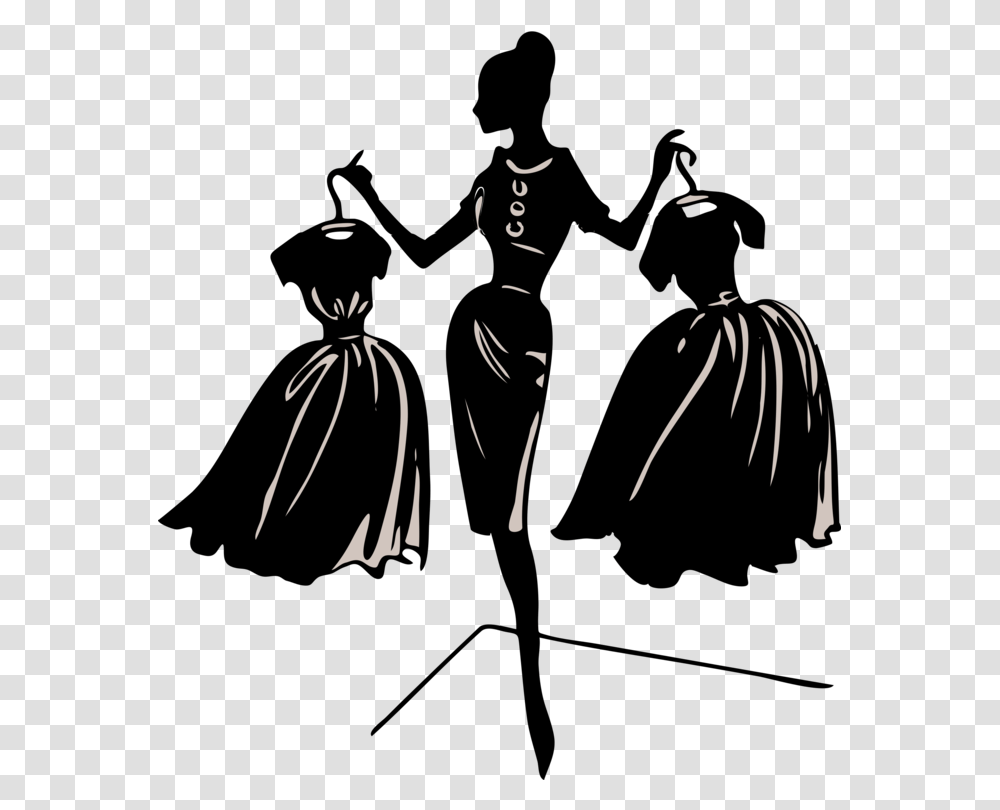 Silhouettefictional Charactermonochrome Photography Fashion Clip Art, Stencil, Bird, Animal, Dance Pose Transparent Png