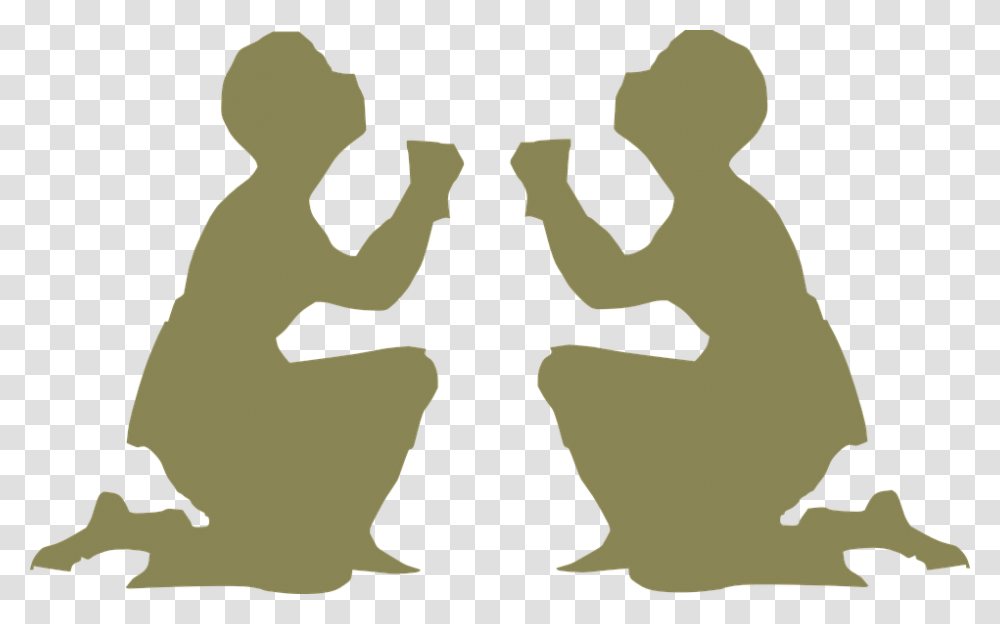 Silhouettegesture People Praying Together Clipart, Person, Human Transparent Png