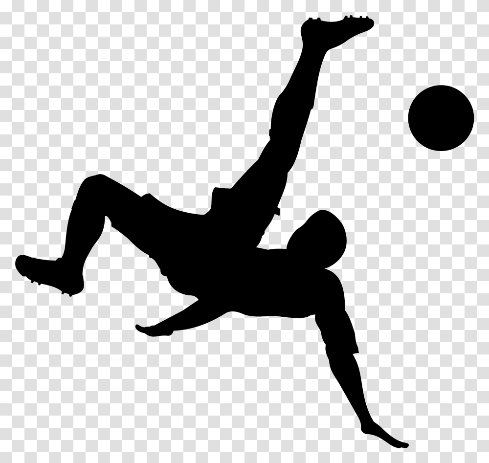 Silhouettejointangle Bicycle Kick Soccer Silhouette, Dance Pose, Leisure Activities, Kicking, Acrobatic Transparent Png