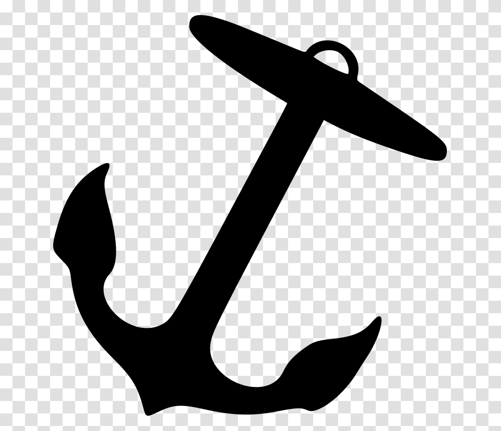 Silhouettemonochrome Photographyartwork Ship Anchor Clip Art, Gray, World Of Warcraft Transparent Png