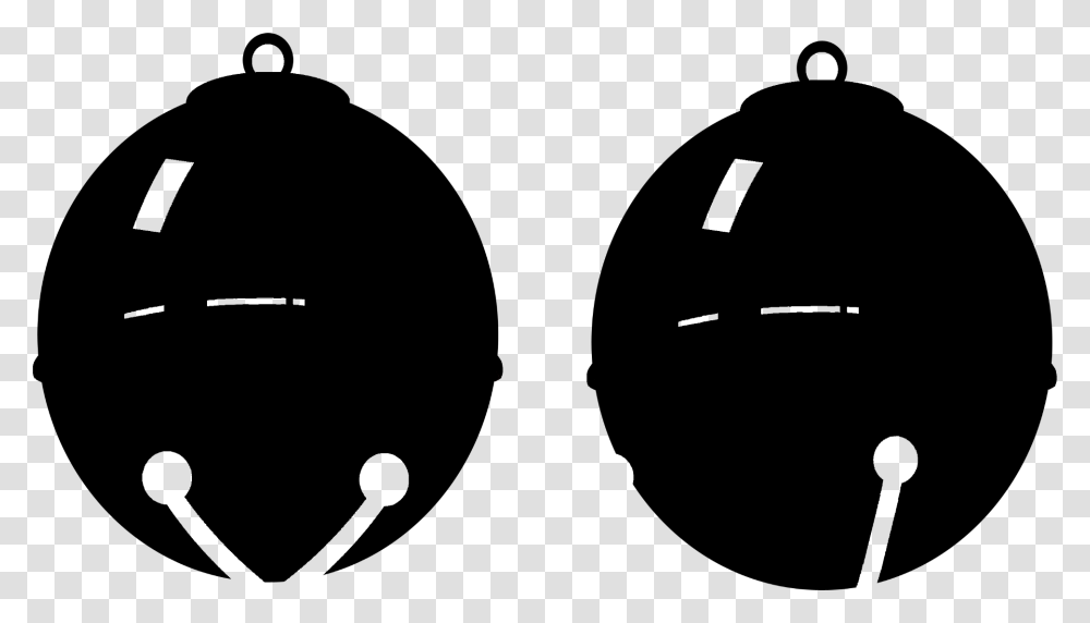 Silhouettemonochrome Photographyblack Clipart Jingle Bell Black And White, Nature, Outdoors, Night, Astronomy Transparent Png
