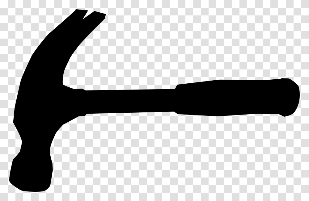 Silhouettemonochrome Photographyhand Hammer Silhouette Svg, Gray, World Of Warcraft Transparent Png