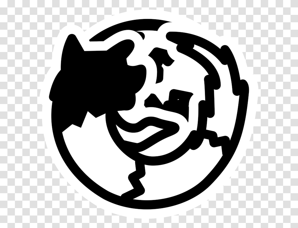 Silhouettemonochrome Photographysymbol Firefox, Logo, Trademark, Stencil Transparent Png