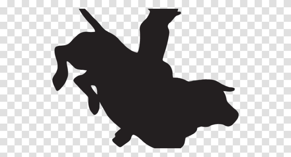 Silhouettes Clipart Bronc Rider, Person, People, Stencil, Leisure Activities Transparent Png