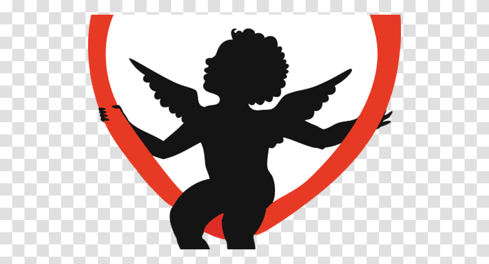 Silhouettes Clipart, Cupid, Person, Human Transparent Png