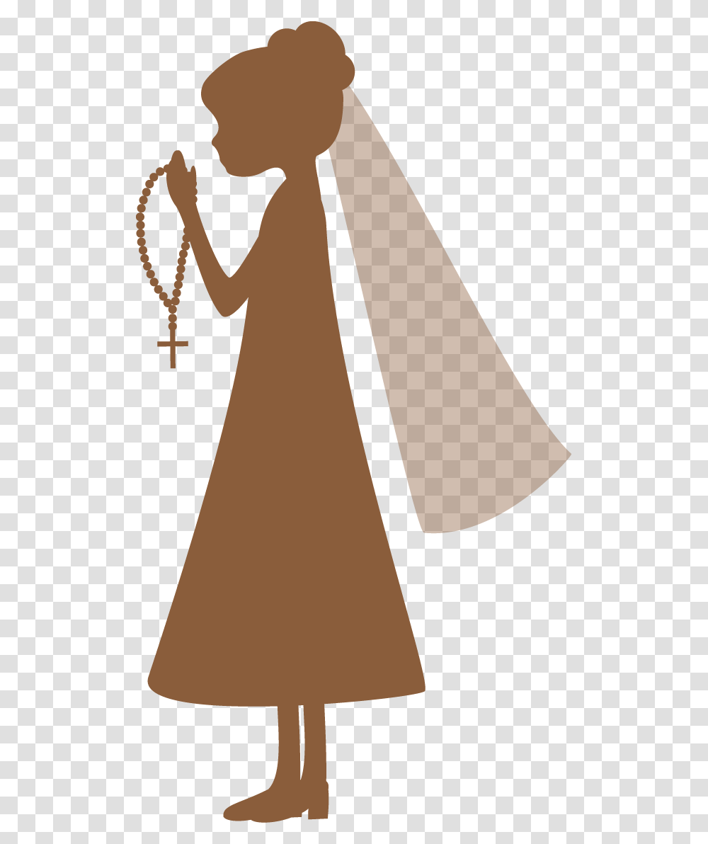 Silhouettes First Communion Clipart Oh My First Communion, Dress, Female, Fashion Transparent Png