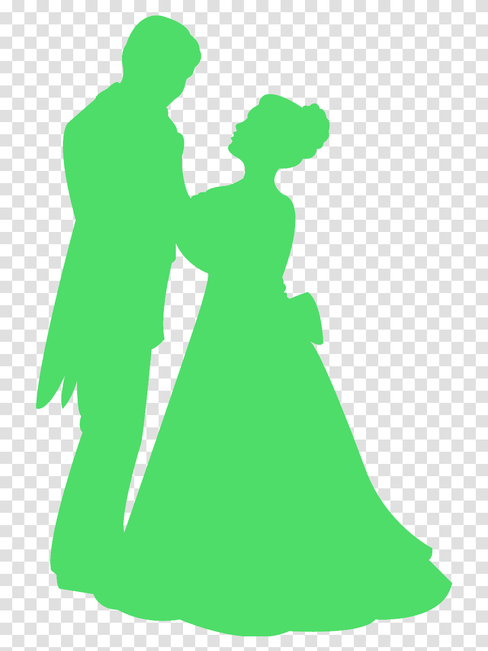 Silhueta De Noivos, Dress, Person, Silhouette Transparent Png