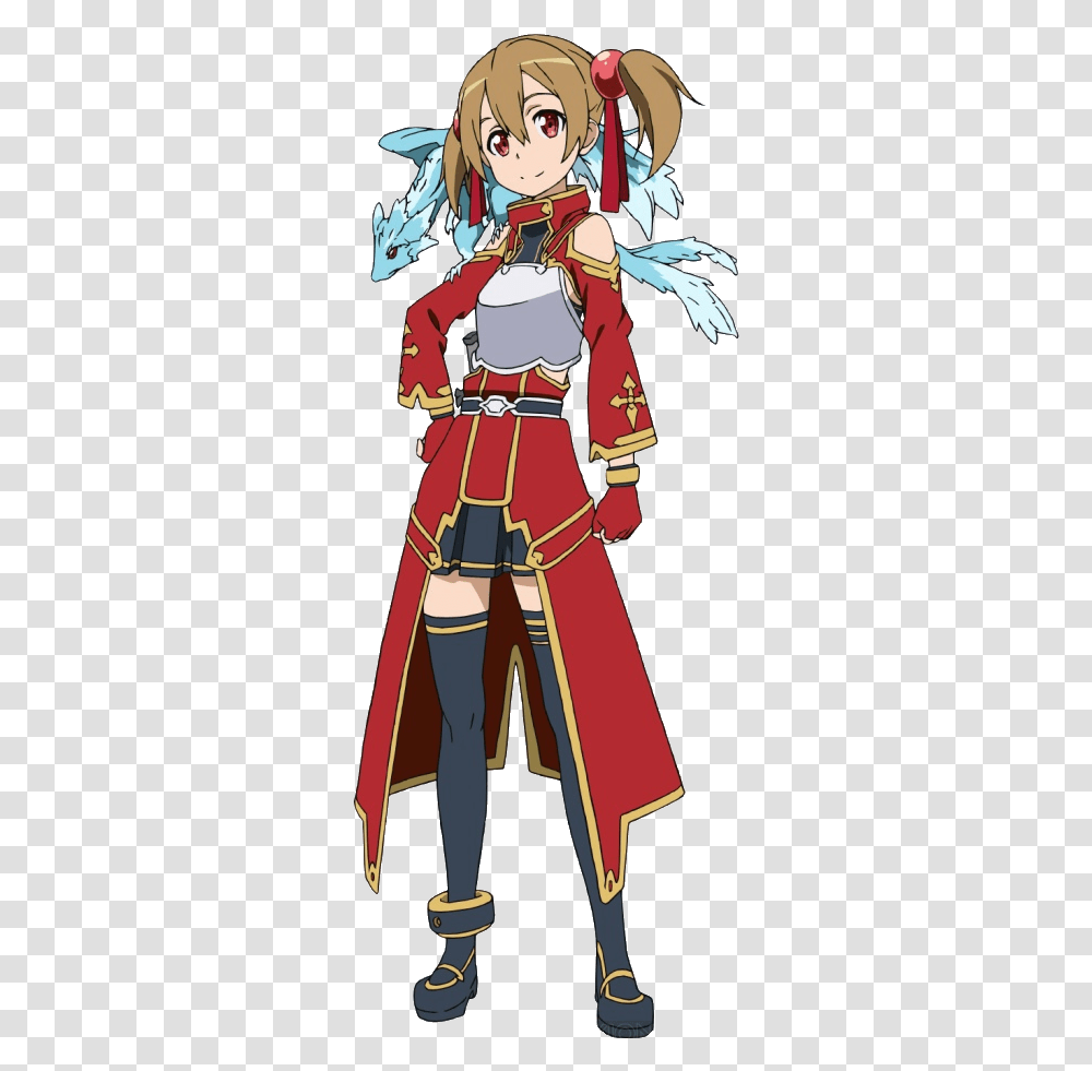Silica Silica From Sword Art Online, Person, Human, Military Uniform Transparent Png