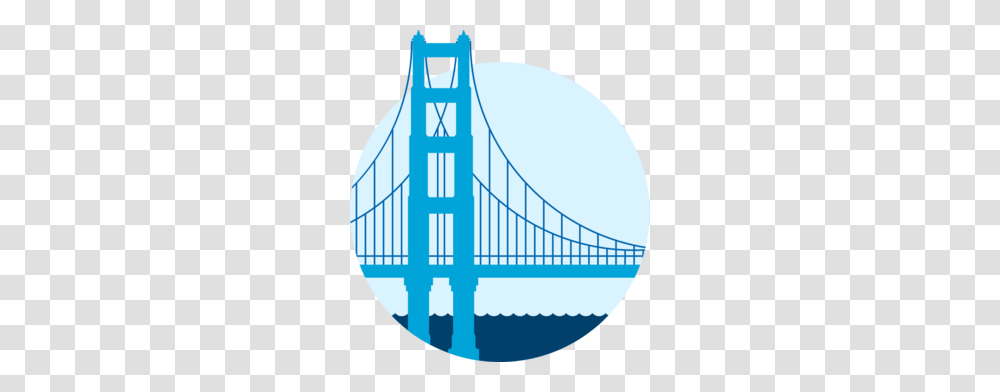Silicon Valley Inflection, Building, Bridge, Suspension Bridge, Gate Transparent Png
