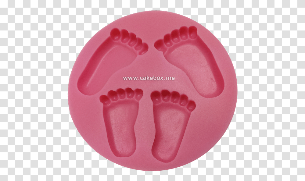 Silicone Mould Baby Feet Footprint, Birthday Cake, Dessert, Food Transparent Png
