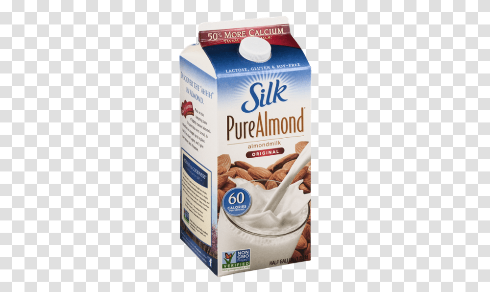 Silk Almond Milk, Plant, Nut, Vegetable, Food Transparent Png