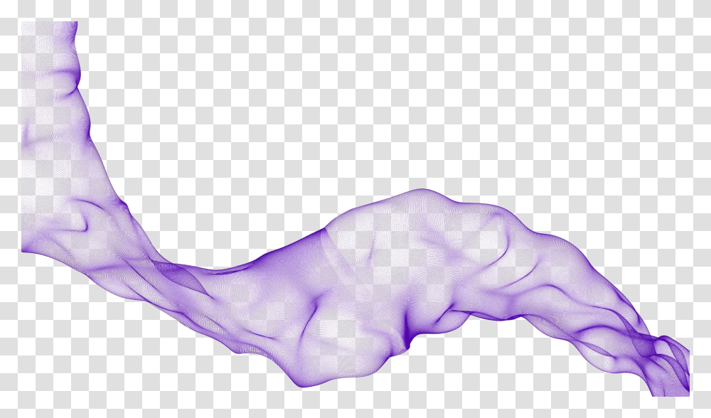 Silk Image Abstract Purple Wave, Person, Human, Hand Transparent Png