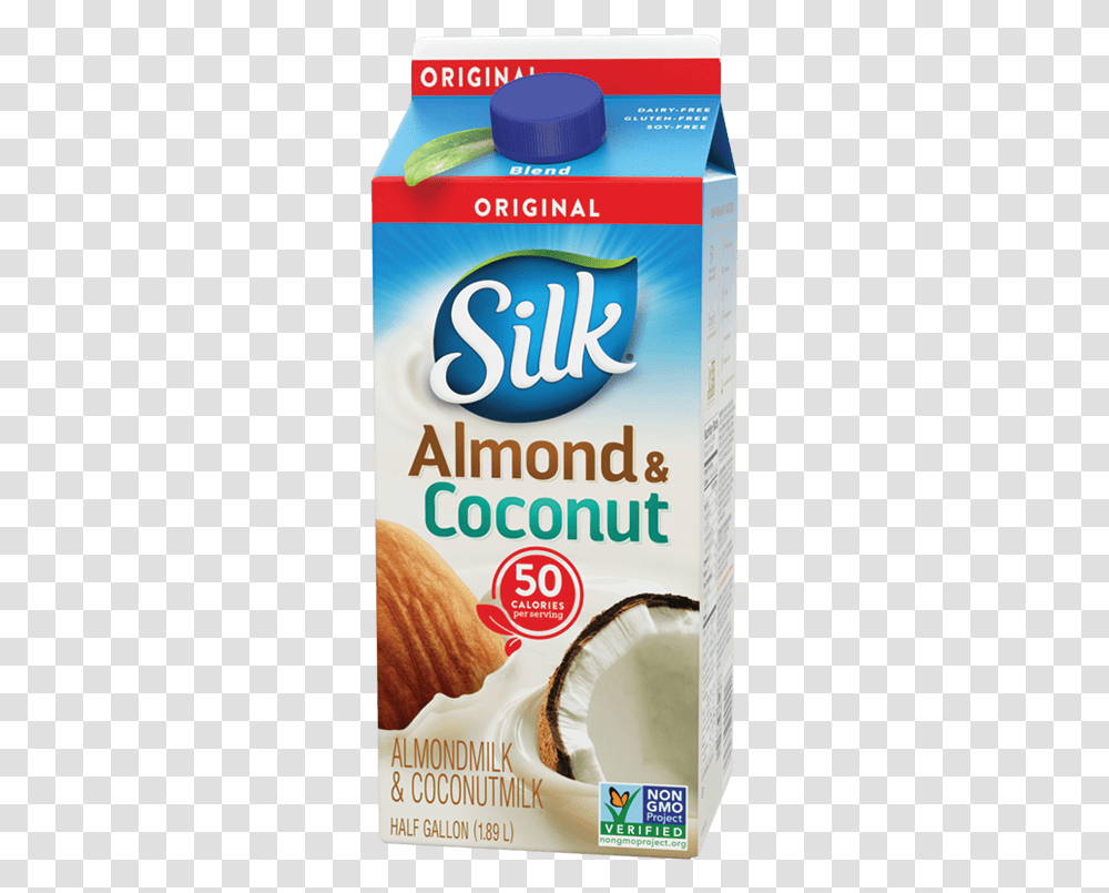 Silk Original Blend Almondmilk Amp Coconutmilk Silk Almond And Coconut Milk, Food, Flour, Powder, Beverage Transparent Png