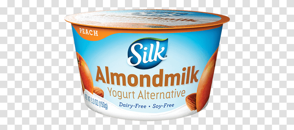 Silk Peach Almond Dairy Free Yogurt Alternative Grated Parmesan, Plant, Food, Vegetable, Nut Transparent Png