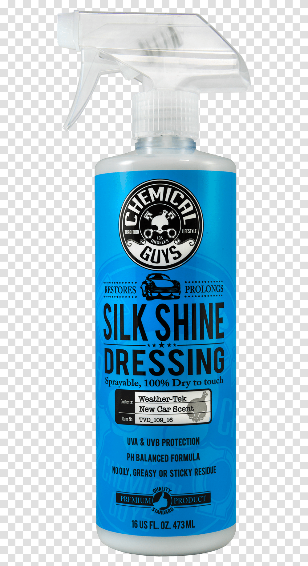 Silk Shine Vinyl Rubber Plastic Satin Protectant Chemical Guys Silk Shine Sprayable Dressing, Alcohol, Beverage, Liquor, Can Transparent Png