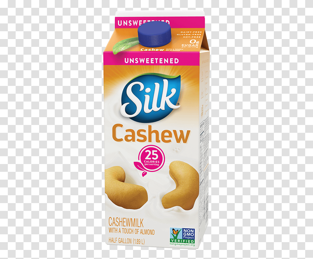 Silk Unsweetened Cashewmilk Cashew Milk, Food, Plant, Flour, Powder Transparent Png