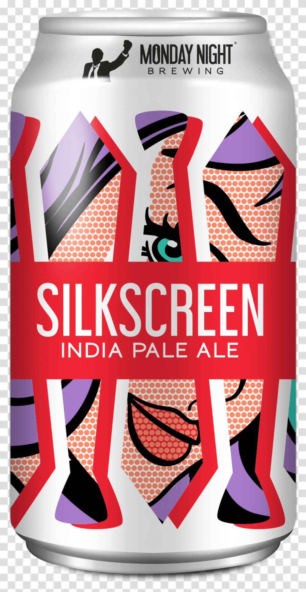Silkscreen Can Monday Night Brewing Silkscreen Ipa, Advertisement, Poster, Label Transparent Png