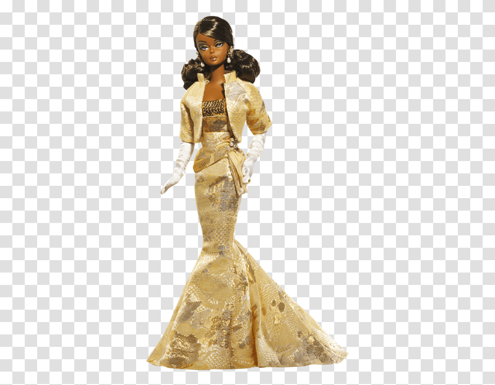 Silkstone Barbie Collector Black Barbie, Person, Human, Clothing, Apparel Transparent Png